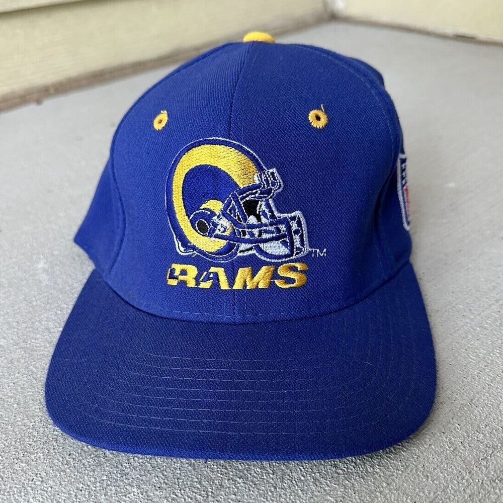 Vintage Starter NFL Rams Hat Mens 7 5/8 Blue Pro Line StarFit Embroidered Logo